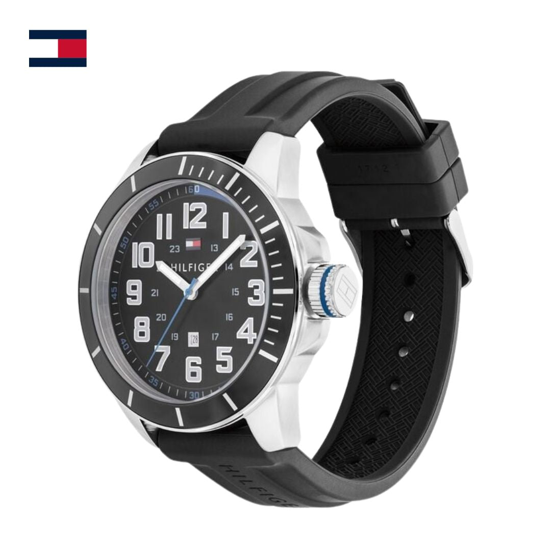 Reloj masculino Tommy Hilfiger esfera negra