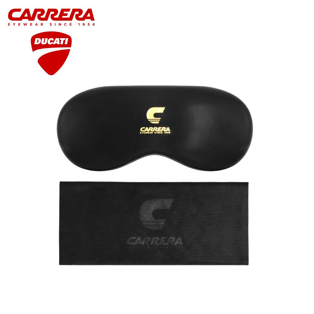 Lentes de sol Carrera Ducati envolventes espejado naranja