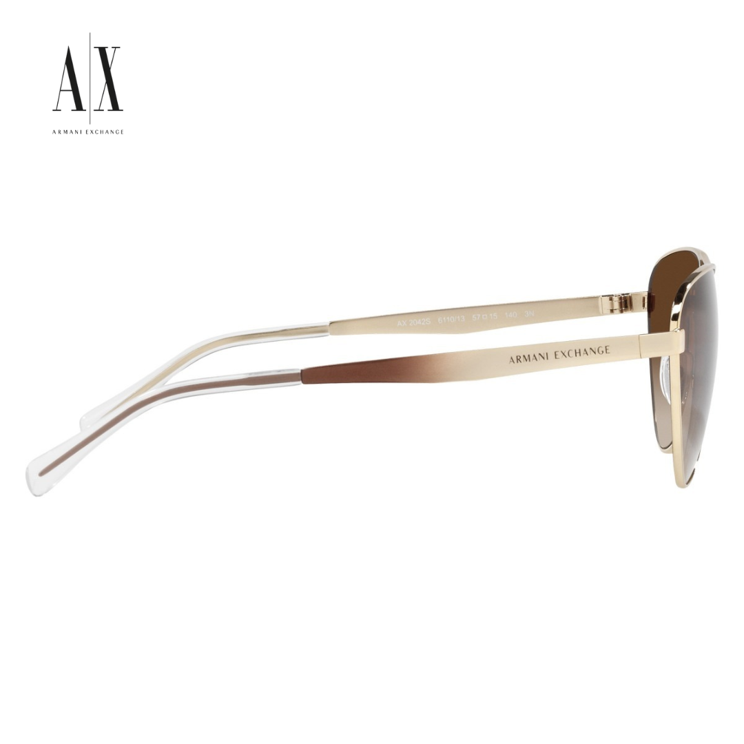 Lente Armani Exchange Aviador para dama