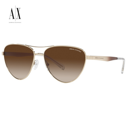 Lentes de sol Armani Exchange Aviador para dama