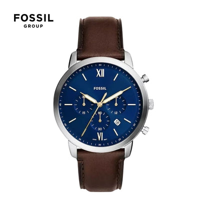 Reloj Fossil masculino malla de cuero marron