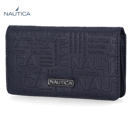 Billetera Nautica Slim para mujer-Azul Indigo-Con bloqueo RFID