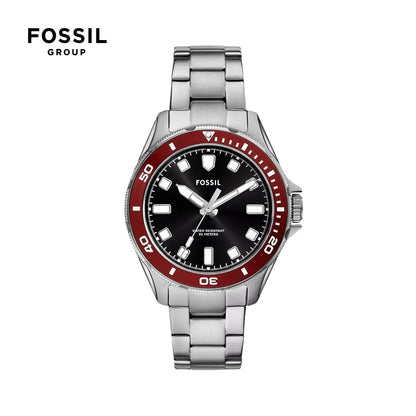 Reloj Fossil Dalton masculino malla de acero