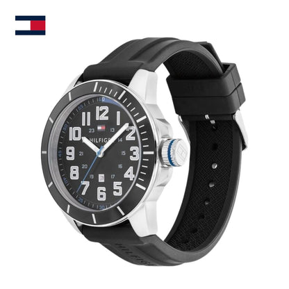 Reloj masculino Tommy Hilfiger esfera negra