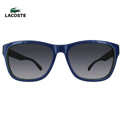 Lentes de sol Lacoste cuadrados azul amarillo