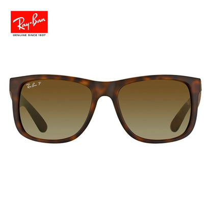 Lentes de sol Ray-Ban Justin marrón veteado