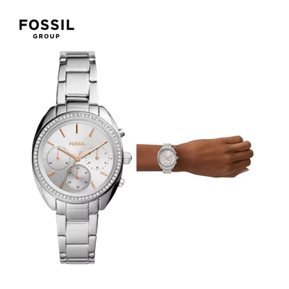 Reloj Fossil femenino malla de acero