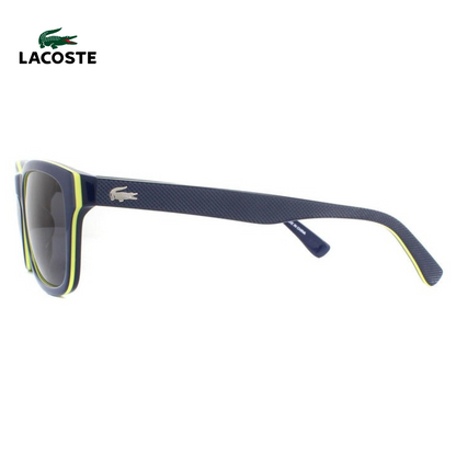 Lentes de sol Lacoste cuadrados azul amarillo