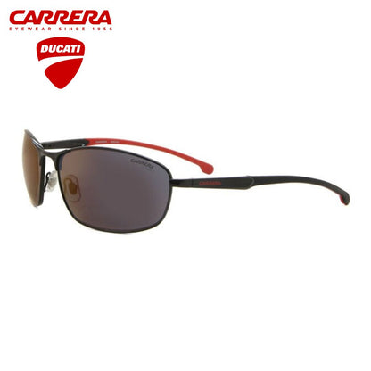 Lentes de sol rectangulares Carrera Ducati negro y rojo