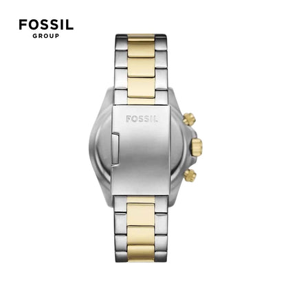 Reloj Fossil masculino con cronografo malla de acero