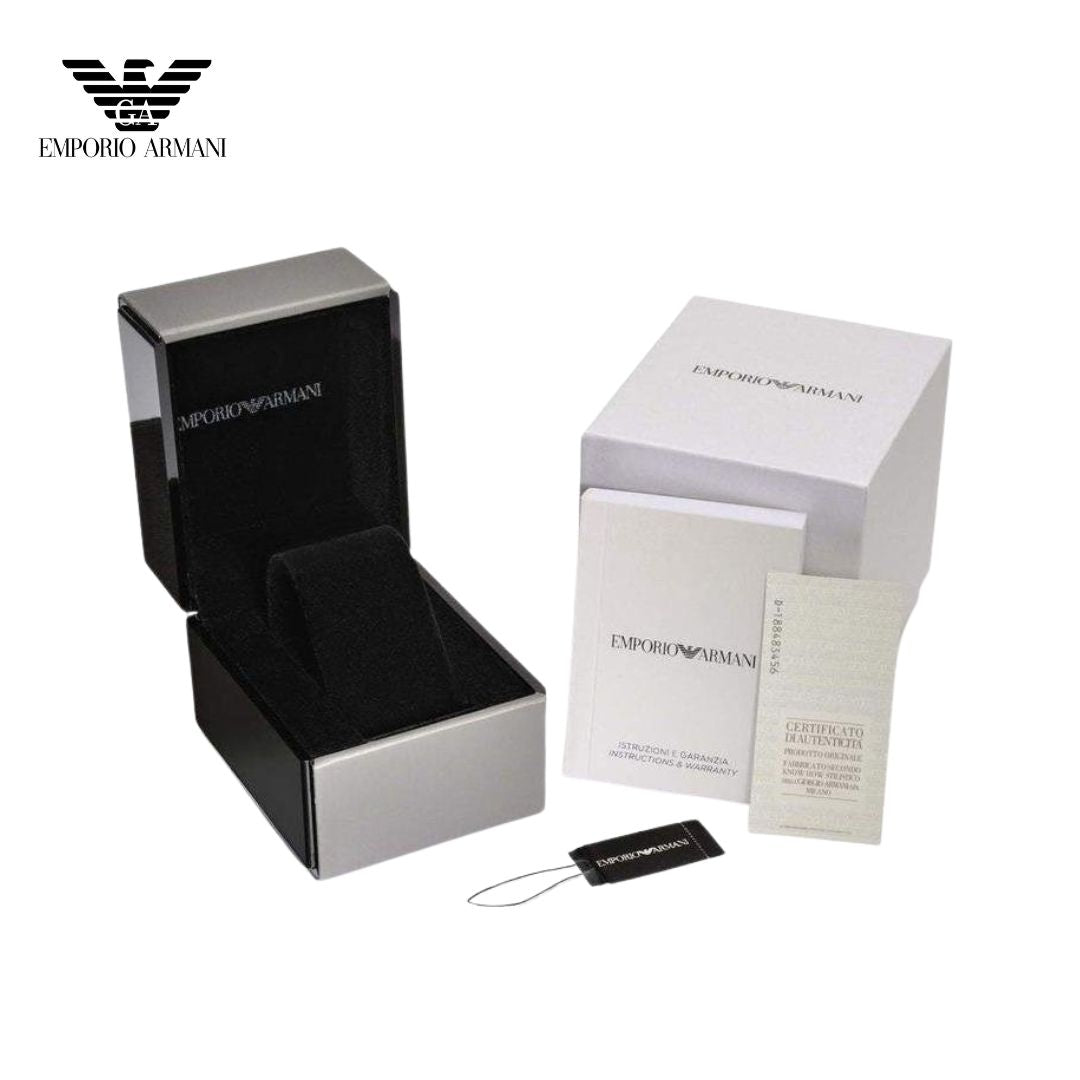Reloj Emporio Armani masculino malla de cuero