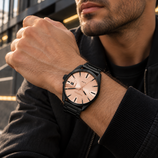 Diesel DZ1904 acero negro 44mm