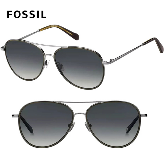 Anteojos de sol Fossil Aviator para dama