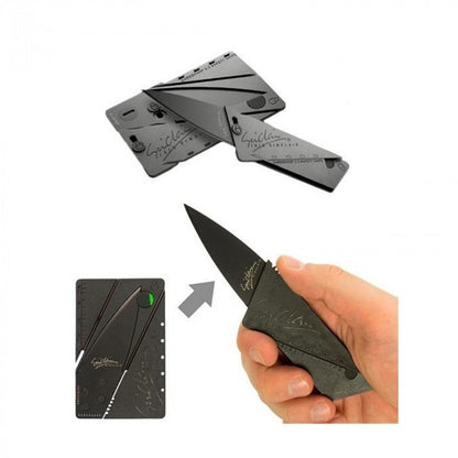 Cuchillo de seguridad plegable tipo tarjeta